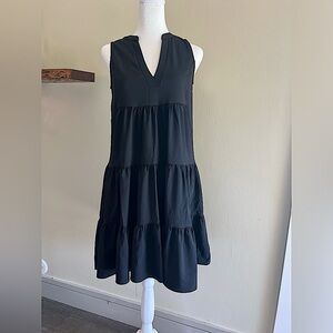 Black Crepe Sleeveless Kenzo Dress